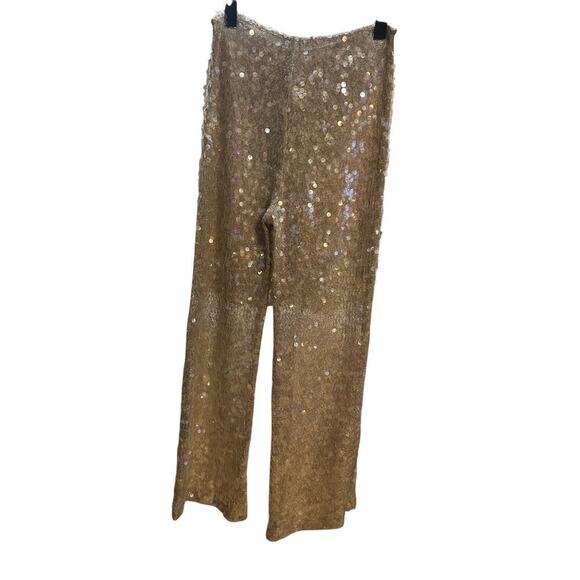 Nwt- Zara 2 pc sequins pants & top set-M - Picture 5 of 6